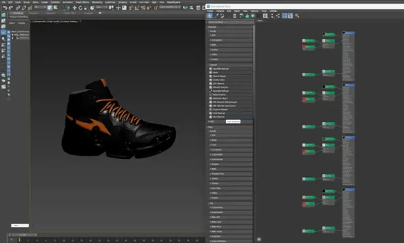 Screenshot of the input model