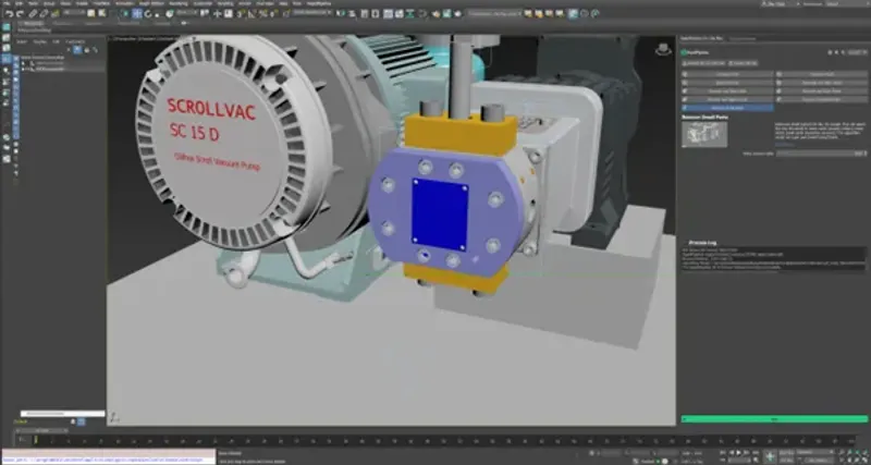 Screenshot of the input model
