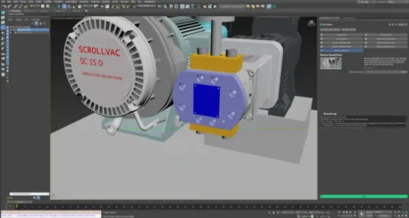Screenshot of the input model