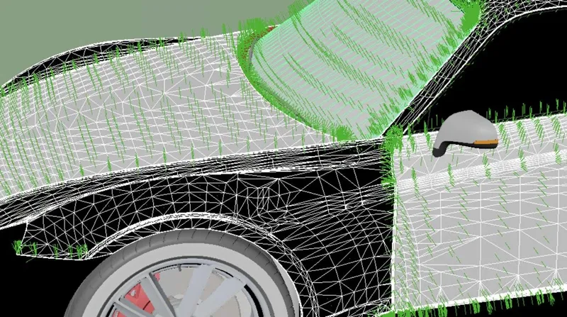 Screenshot of the input model