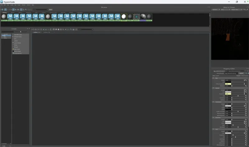 Screenshot of the input model