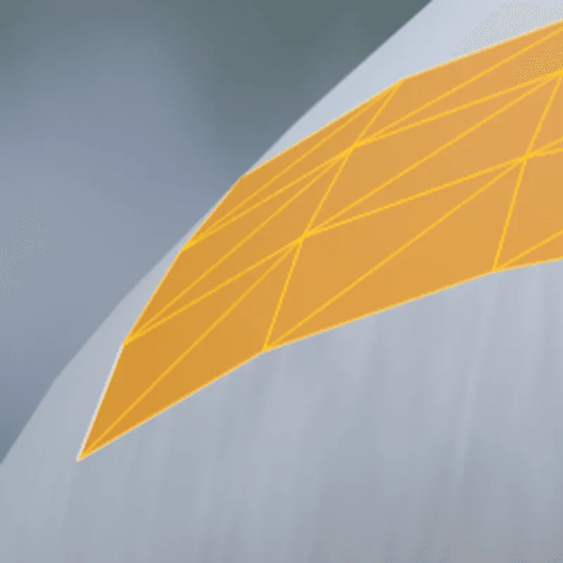 lack of support for Free-Form Surfaces illustrated