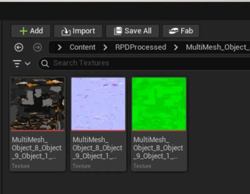 Screenshot of the input model