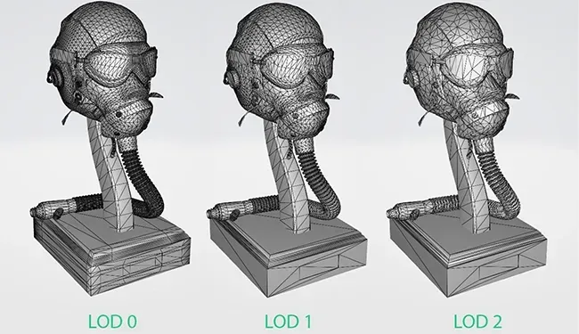 different LODs