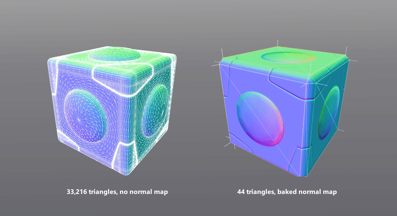 How to bake a normal map to create highly performant quality 3D assets ...